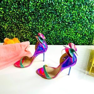 Sophia Webster Maya Bow Iridescent